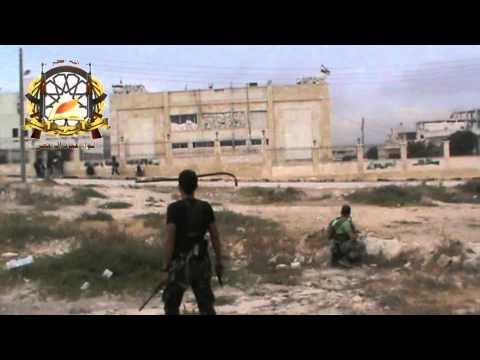 اقتحام حاجز الأمن في معرة النعمان من قبل لواء عباد الرحمن