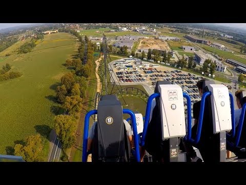 Hyperion Back Row On Ride POV - Energylandia