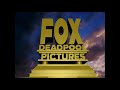 Fox Deadpool Pictures Logo 20th MacxthorX Studios Style