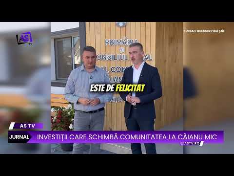 Investiții care schimbă comunitatea la Căianu Mic