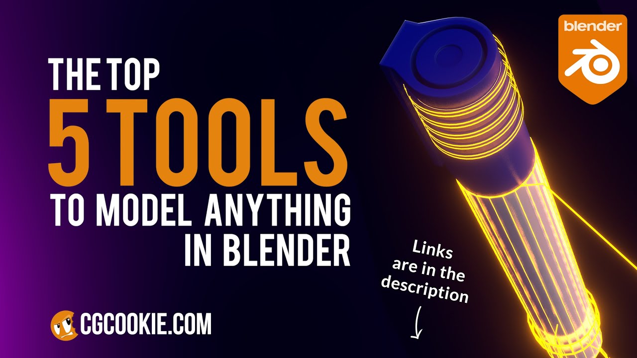 The ONLY 5 Modeling Tools You Need To Make ANYTHING in Blender
