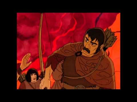 The Hobbit (1977) - Smaug dies :[