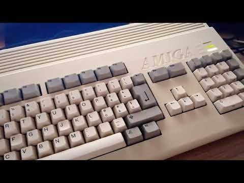 Riva video player on Amiga1200 with v1200