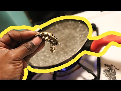 Boiling your gold grillz