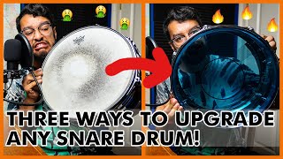 Video thumbnail for 3 Things to Upgrade ANY Snare Drum! by Ricky Drums n' Music