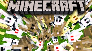 Minecraft 1.8 Pre-Release: Bunny Shield, Wolves Hunt Rabbit, Bunnies Flee, Killer Rabbits Attack