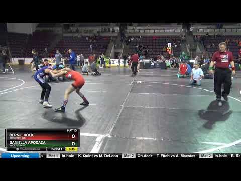 Girls Middle School 80-85 Bernie Rock Brighton WC Vs Daniella Apodaca Widefield WC