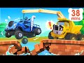 London Bridge Is Falling Down Construction Truck Nursery Rhymes Kids Songs BabyBus