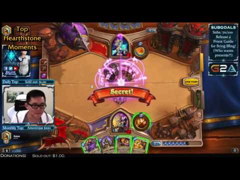 Hearthstone   Pros Lose to Rank 25   Funny moments
