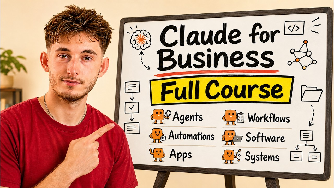 Automate Your ENTIRE Business W/ Claude: The Complete 3-Hour Course