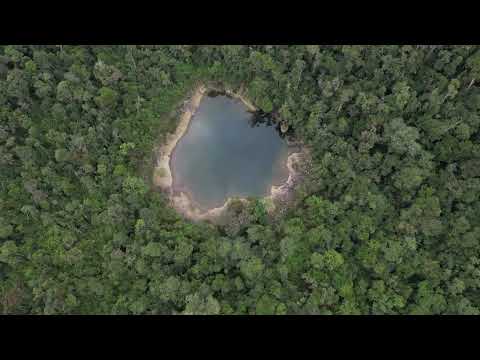 Laguna en forma de corazón, playa linda #boyacá #miraflores #colombia