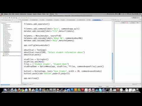 Learn Python 2 7 Tutorial Pt 16 Tkinter - Mind Luster