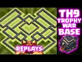 Clash of Clans - REPLAYS OF BEST TOWNHALL 9 ...