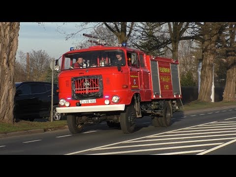 [Großbrand in Görlitz 25.2.19]  Einsatzfahrten zum Großfeuer in Fabrikgebäude