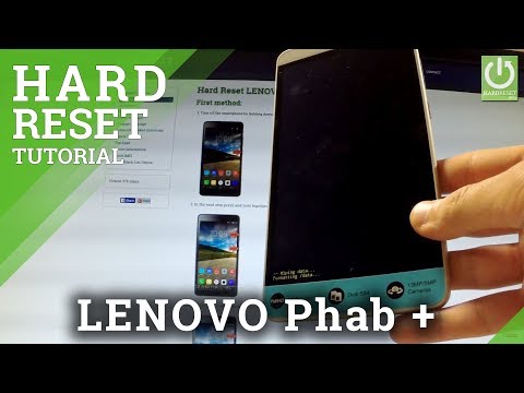 Hard Reset LENOVO Phab Plus - Remove Pattern Lock by Recovery Mode