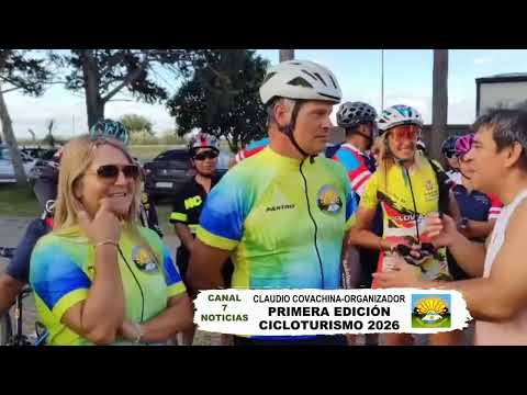 PRIMER DÍA DE CICLOTURISMO EN GRAL ARENALES SÁBADO 28 DE FEBRERO APERTURA EN COMPLEJO LA SALADA