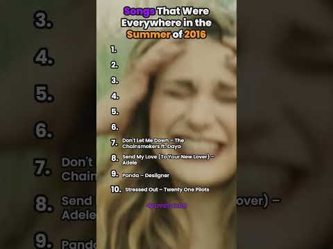 Songs That Were Everywhere in the Summer of 2016 - Join Wavetunes!!! #songs #hits #summer