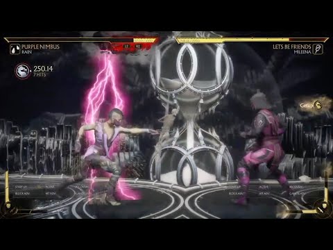 PRO RAIN LIGHTNING SETUPS!!! Mortal Kombat 11 Ultimate Rain (Purple Rain) Gameplay Advanced Combos!