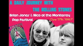 6/17/1967 HIS MAJESTIC PRINCE BRIAN JONES ON MONTEREY POP FESTIVAL