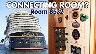 Inside Our Disney Dream Connecting Verandah Room | Room 8532 Forward