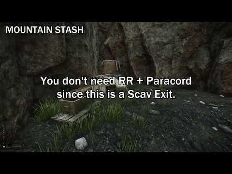 Mountain Stash Exit Location (Woods) With Map - Escape From Tarkov