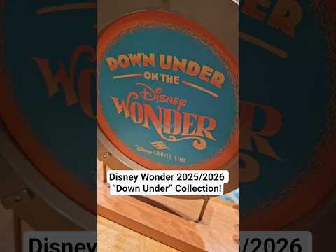 Thumbnail for Shop With Me! Disney Wonder Australia Cruise 2025/2026 Exclusive Merch! #disneycruise #dcl #merch
