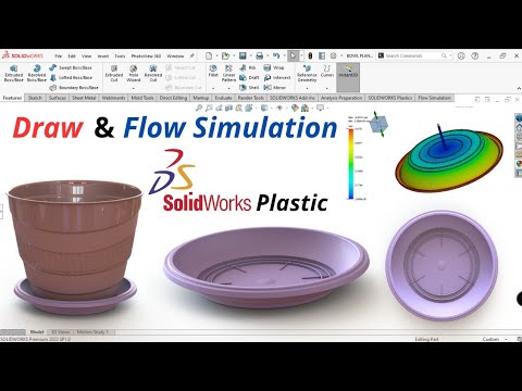 Plastic part Design and Solidworks Plastic Simulation