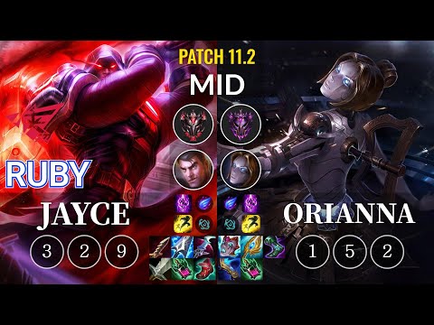 RW Ruby Jayce vs Orianna Mid - KR Patch 11.2