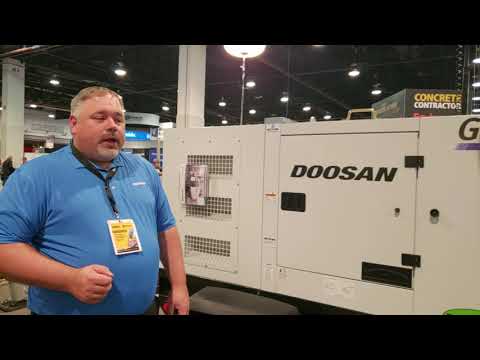 Doosan Portable Power G50 Generator at World of Concrete 2019