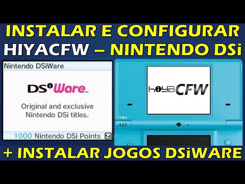 How to install Hiyacfw on Nintendo DSi + install DSiWare games! Complete tutorial