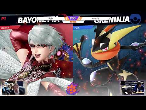 Clemson Smash Series 23 - Pools -  Hybrid (King K. Rool, Bayonetta) vs. Fulk (Greninja) - SSBU
