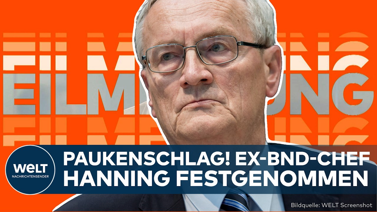 SKANDAL BEIM BND: Ex-Geheimdienstchef August Hanning wegen Spionageverdacht festgenommen