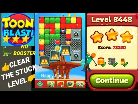Toon Blast Level 8448 🤺⭐⭐⭐
