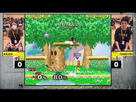 Big Cheese 3 SSBM: Kaiza vs Goodie (Falco vs Fox) - Pool Wave A
