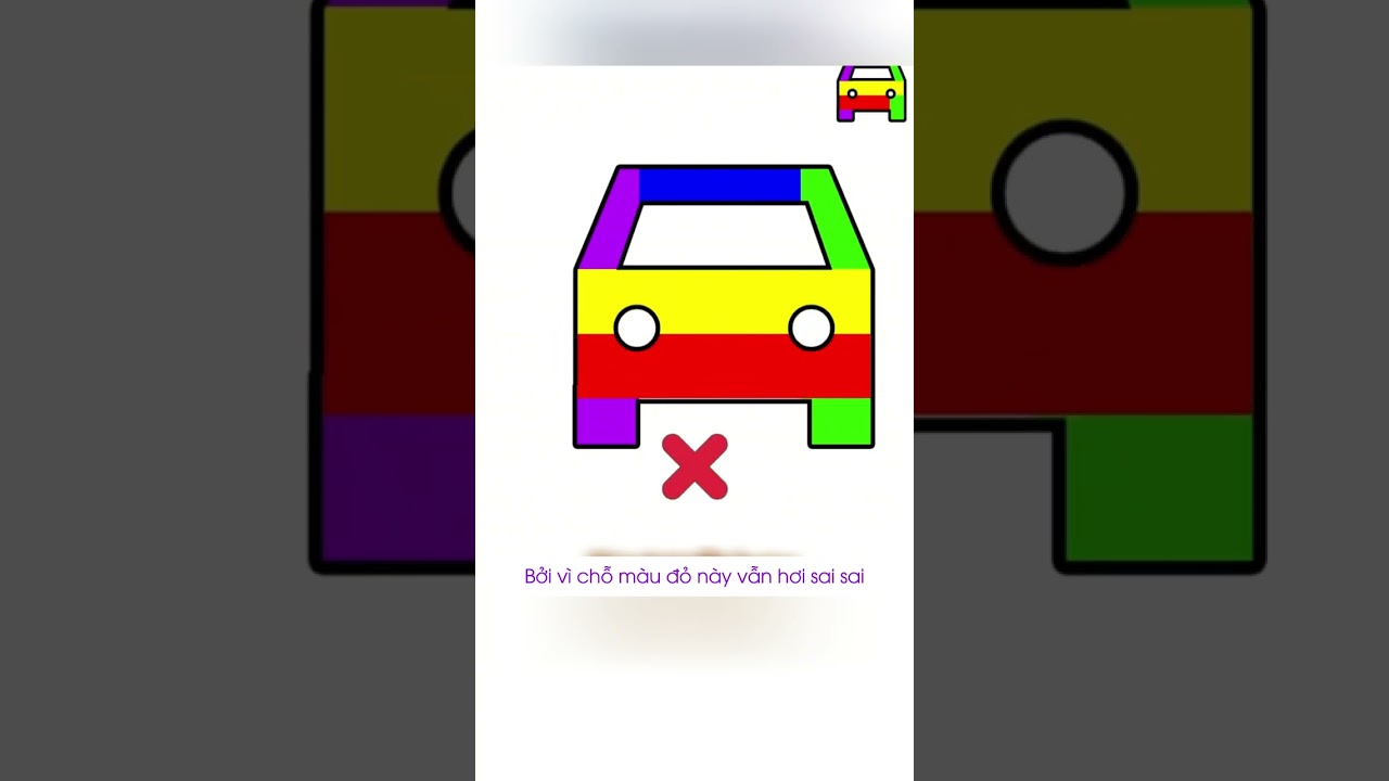 Giúp tô màu ô tô 200 IQ