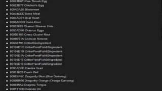 Skyrim Misc Items ID's