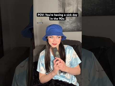 POV: You’re having a sick day in the #90s. #nostalgia #90skids #millennials