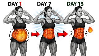 30 Min Ab Burn Workout for Women | Lose Belly Fat & Slim Waist at Home Fast Results