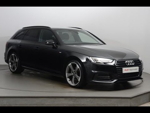 GM18PNY AUDI A4 AVANT TFSI  BLACK EDITION BLACK 2018, Nottingham Audi