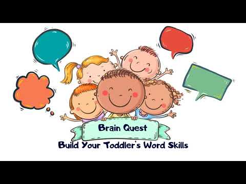 Brain Quest for 2-3 year olds: getting up. Questions to Build Your Toddler's Word Skills
