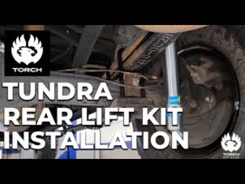 TORCH Off Road 2007-2021 Toyota Tundra 1.5"-2" Rear Lift Kit with Extended U-Bolts and Shims
