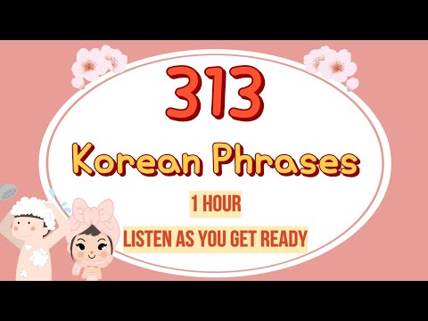 [1 Hour] Listen to Korean as You Get Ready | Beginner to Intermediate Level