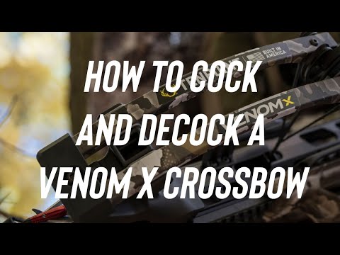 TenPoint Venom X Crossbow - How To Cock and Decock with ACUslide