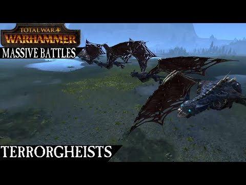 40 Terrorgheists - Massive Battles - Total War: Warhammer