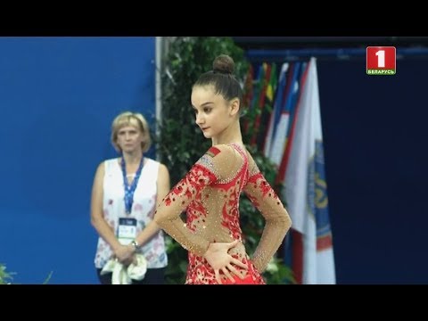 Alina Gornosko won two medals at the Rhythmic Gymnastics Grand Prix in Marbella, Spain.