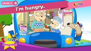 Lesson 6_(B)I'm hungry - Have some cake - At the table - Cartoon Story - English Education