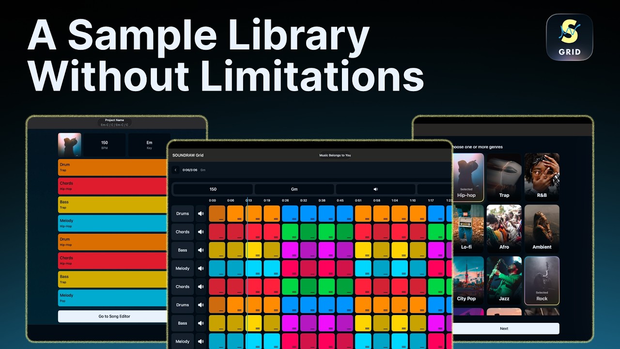 An Introduction to SOUNDRAW GRID: A New Kind Of Music Production Tool video thumbnail