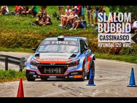 5° Slalom Bubbio Cassinasco, partenza Hyundai i20 WRC