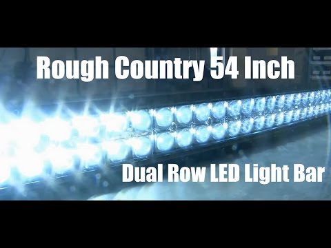 Rough Country 54 Inch Curved Dual Row Cree LED Light Bar - Tutorial and Review - Unboxing Video