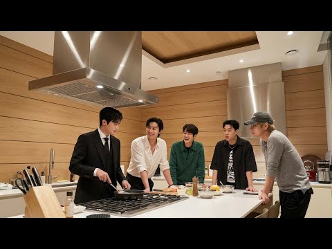 Taehyung and Wooga Squad celebrate this after BTS V returns to Korea